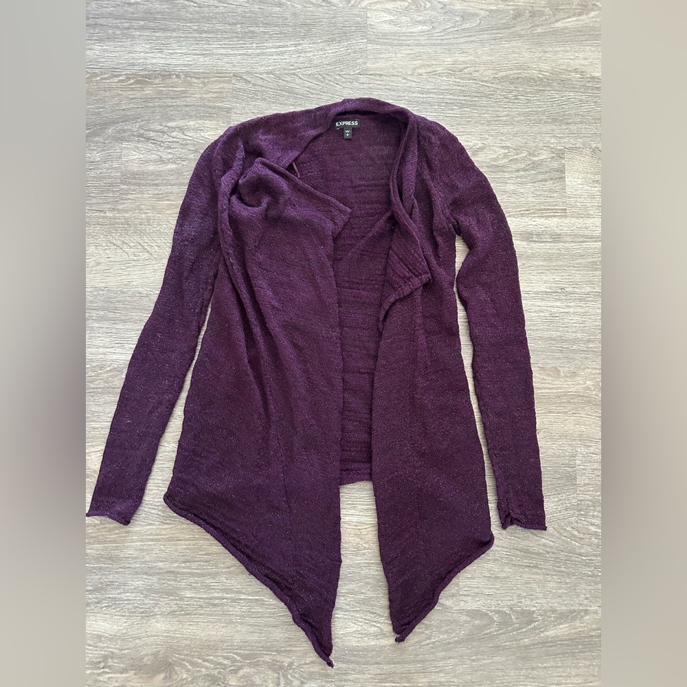 Purple sparkle sweater